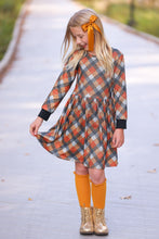 Load image into Gallery viewer, [Harvest Plaid] Dress w/ Faux Texture
