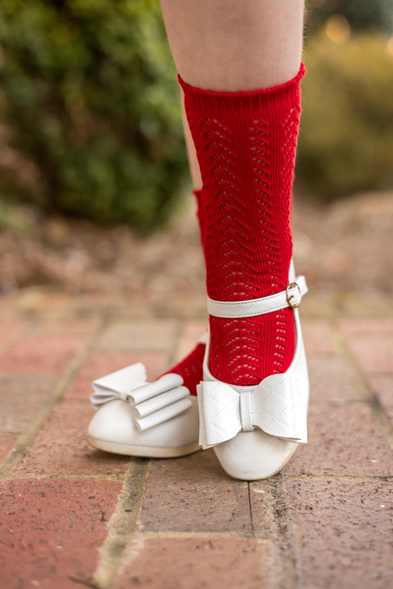 [Red Crochet] Tall Socks