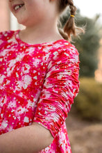 Load image into Gallery viewer, [Pink Confetti] Twirl Dress w/ Lace
