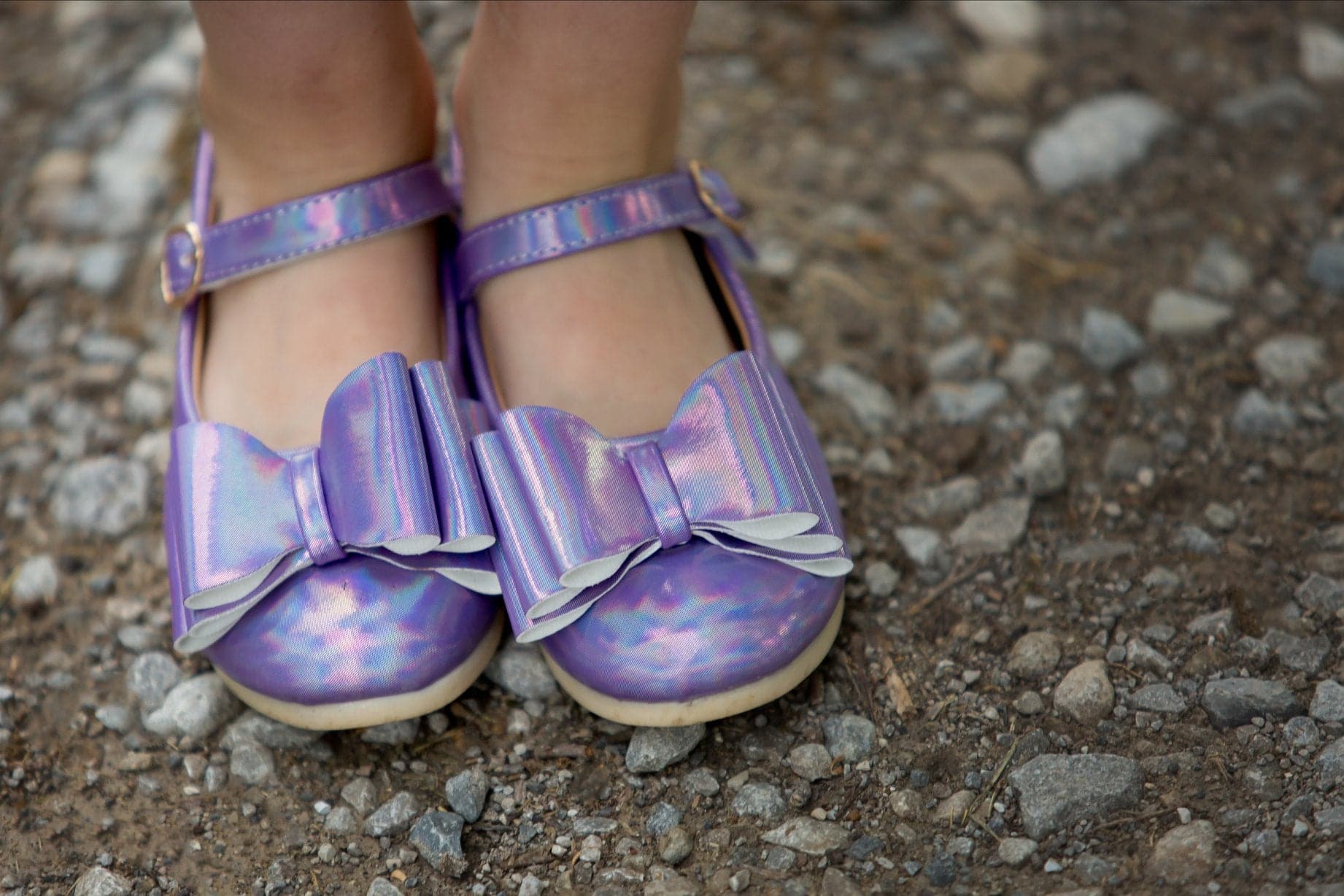 [Iridescent Lavender] Bow Shoes