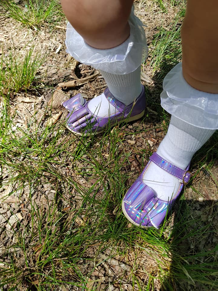 [Iridescent Lavender] Bow Shoes