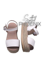 Load image into Gallery viewer, [White] Espadrille Sandals

