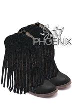 Load image into Gallery viewer, [Black Matte] Cowboy Boots
