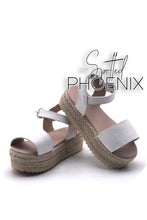 Load image into Gallery viewer, [White] Espadrille Sandals
