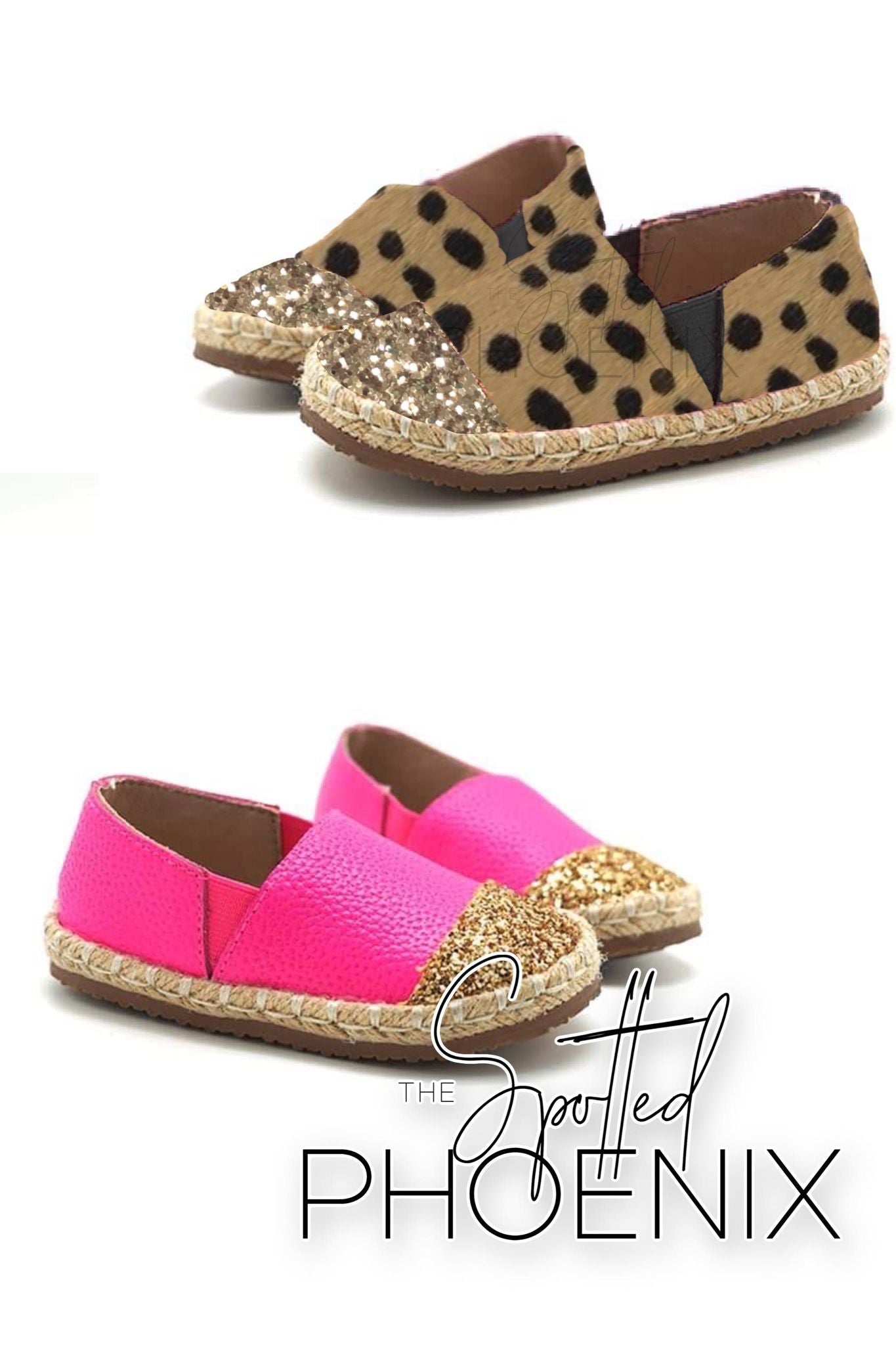 [Bright Pink] Espadrille Slides