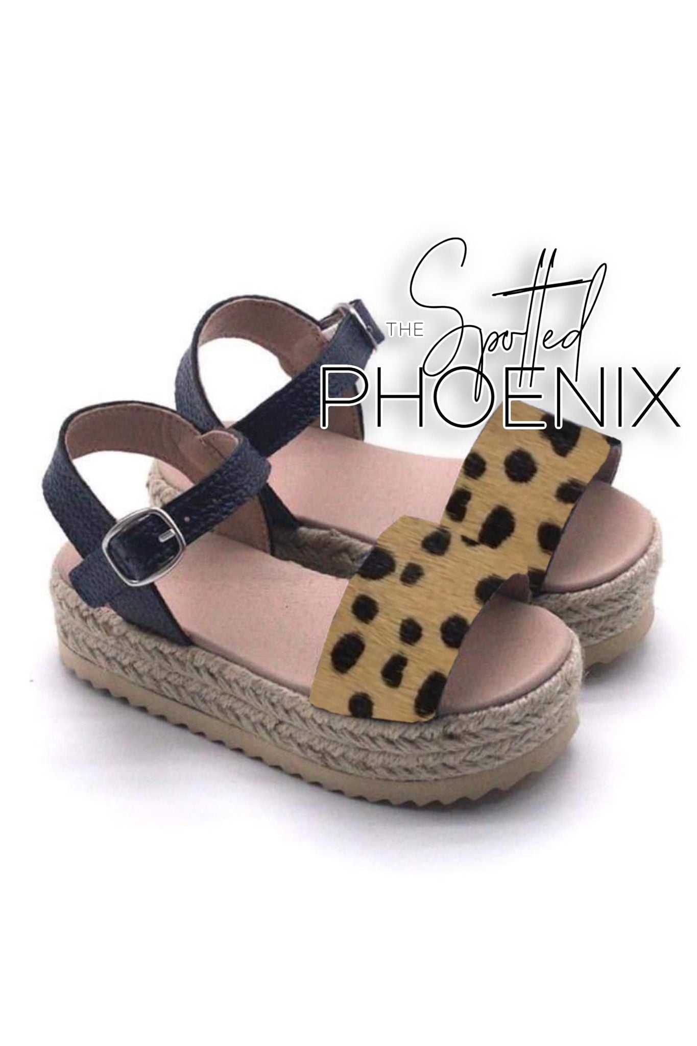 [Cheetah] Espadrille Sandals