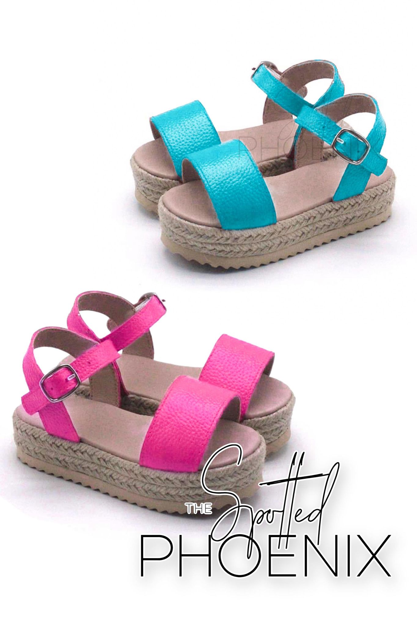 [Turquoise] Espadrille Sandals