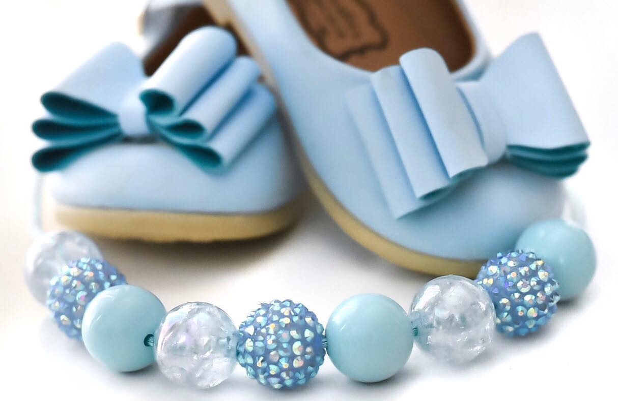 [Light Blue] Bow Shoes