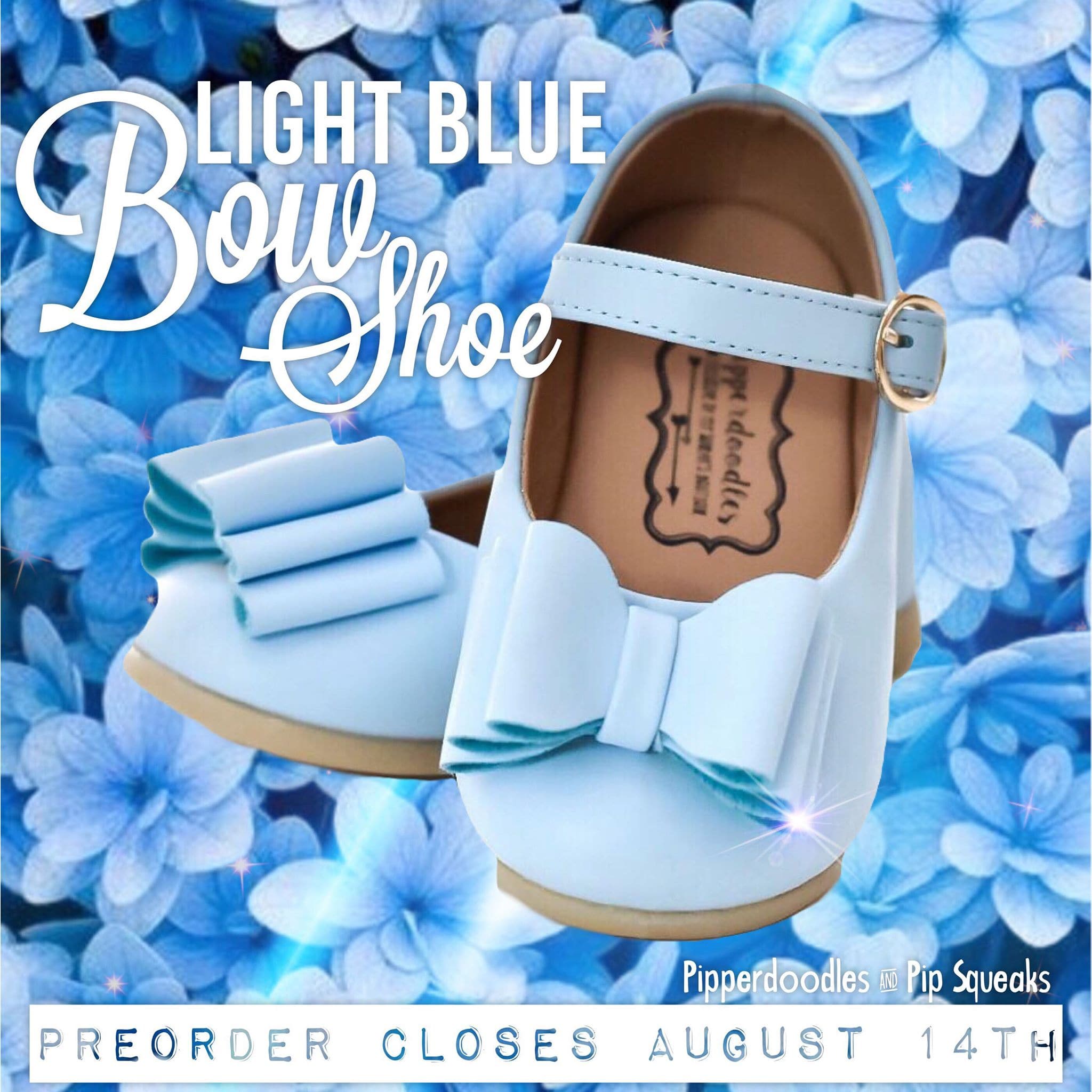 [Light Blue] Bow Shoes