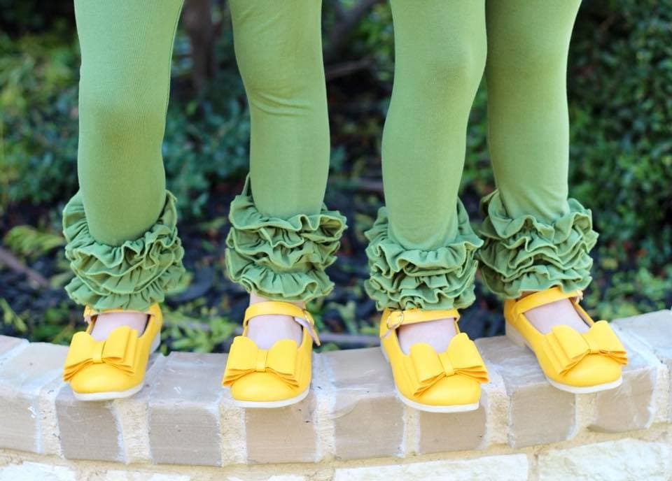 [Yellow] Bow Shoes