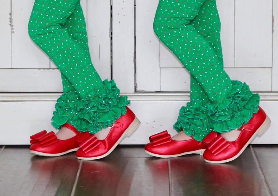 [Red Shimmer] Bow Shoes