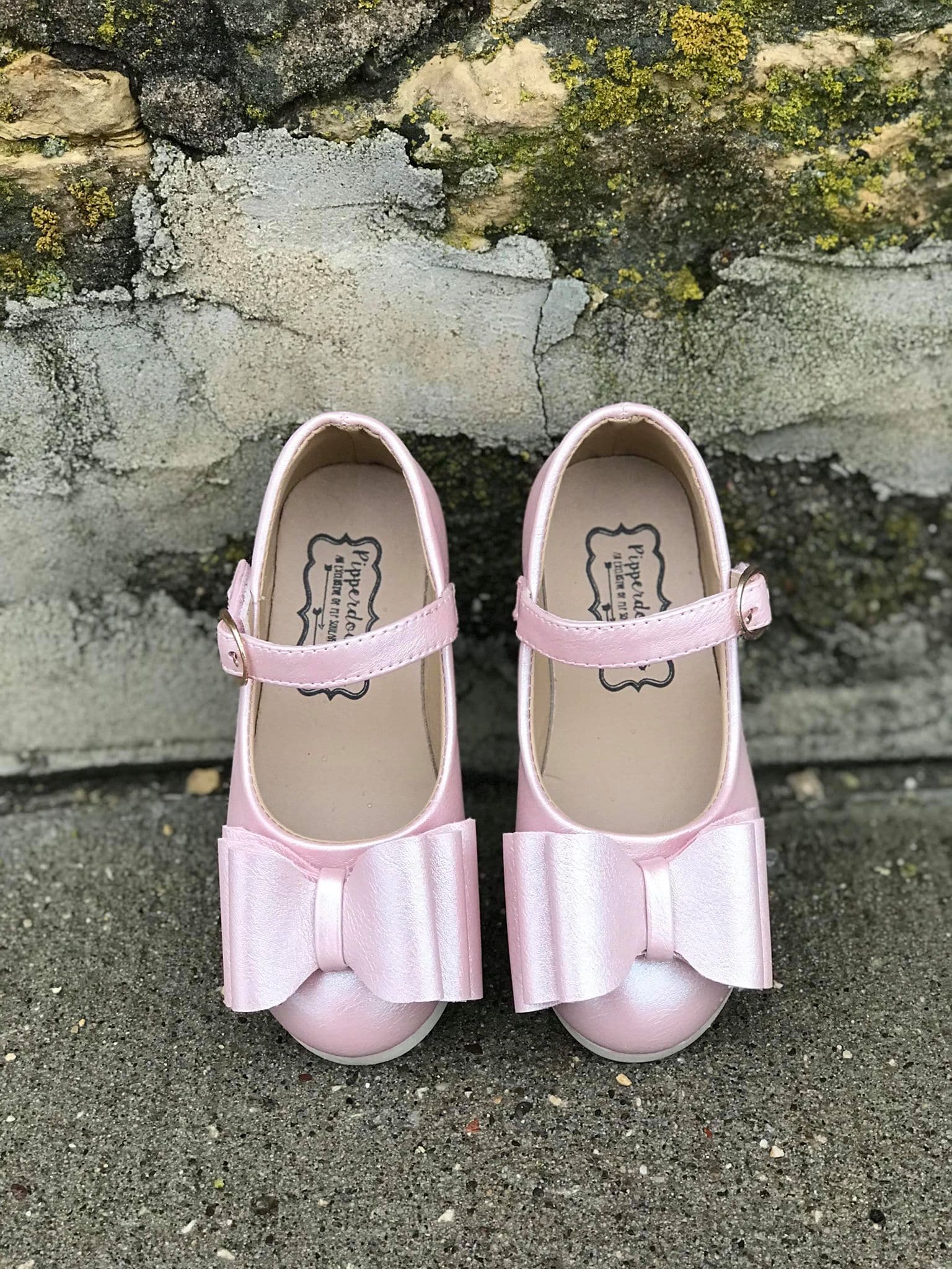 [Blush Shimmer] Bow Shoes