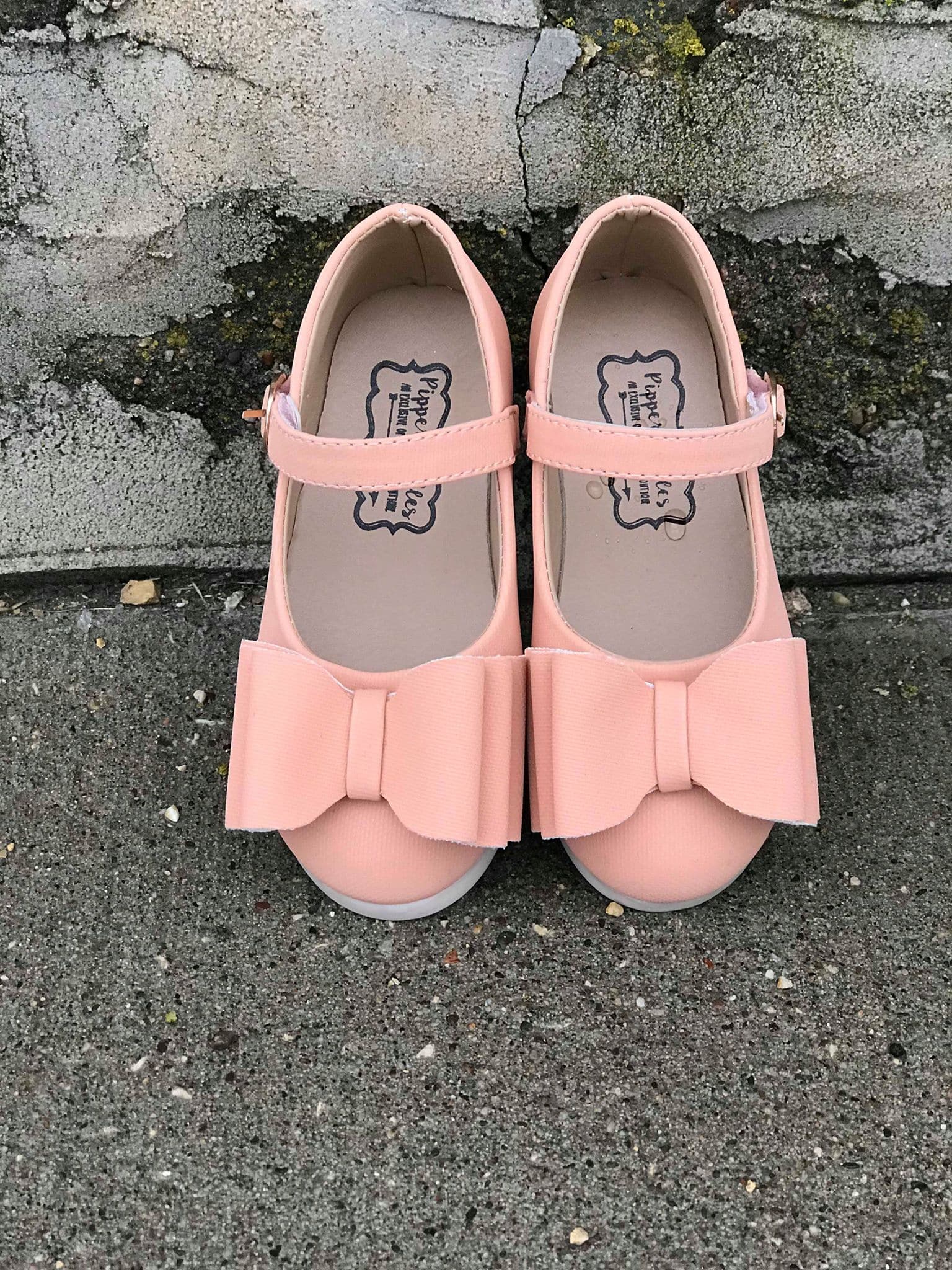 [Peach] Bow Shoes