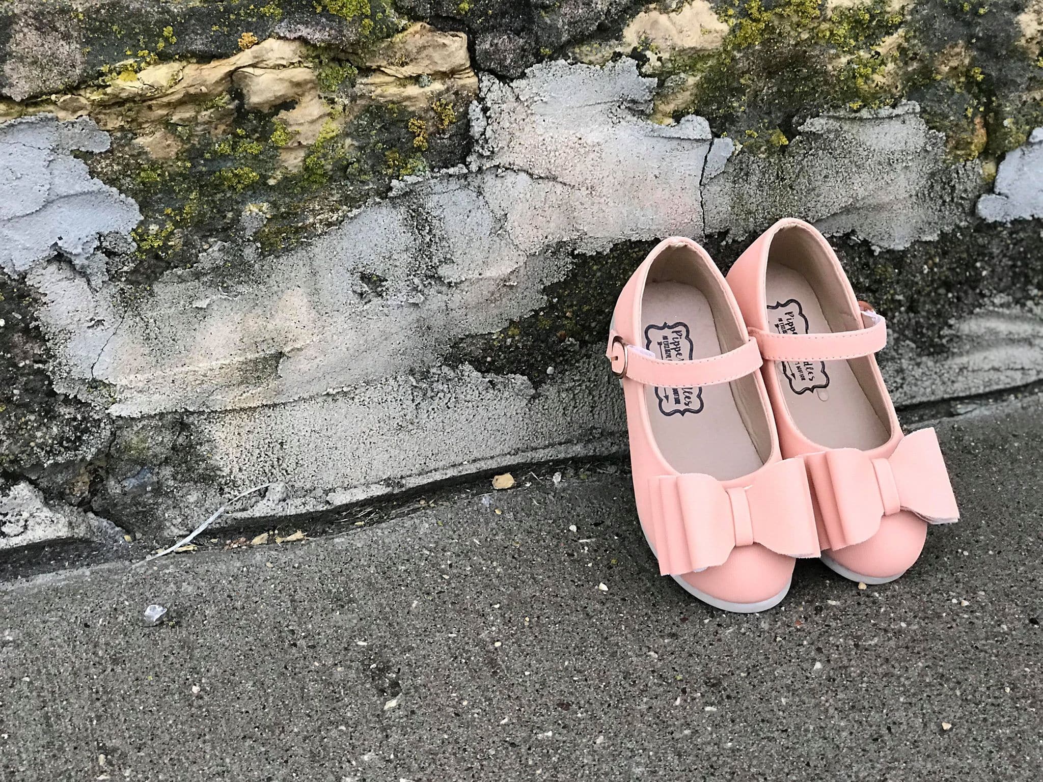 [Peach] Bow Shoes
