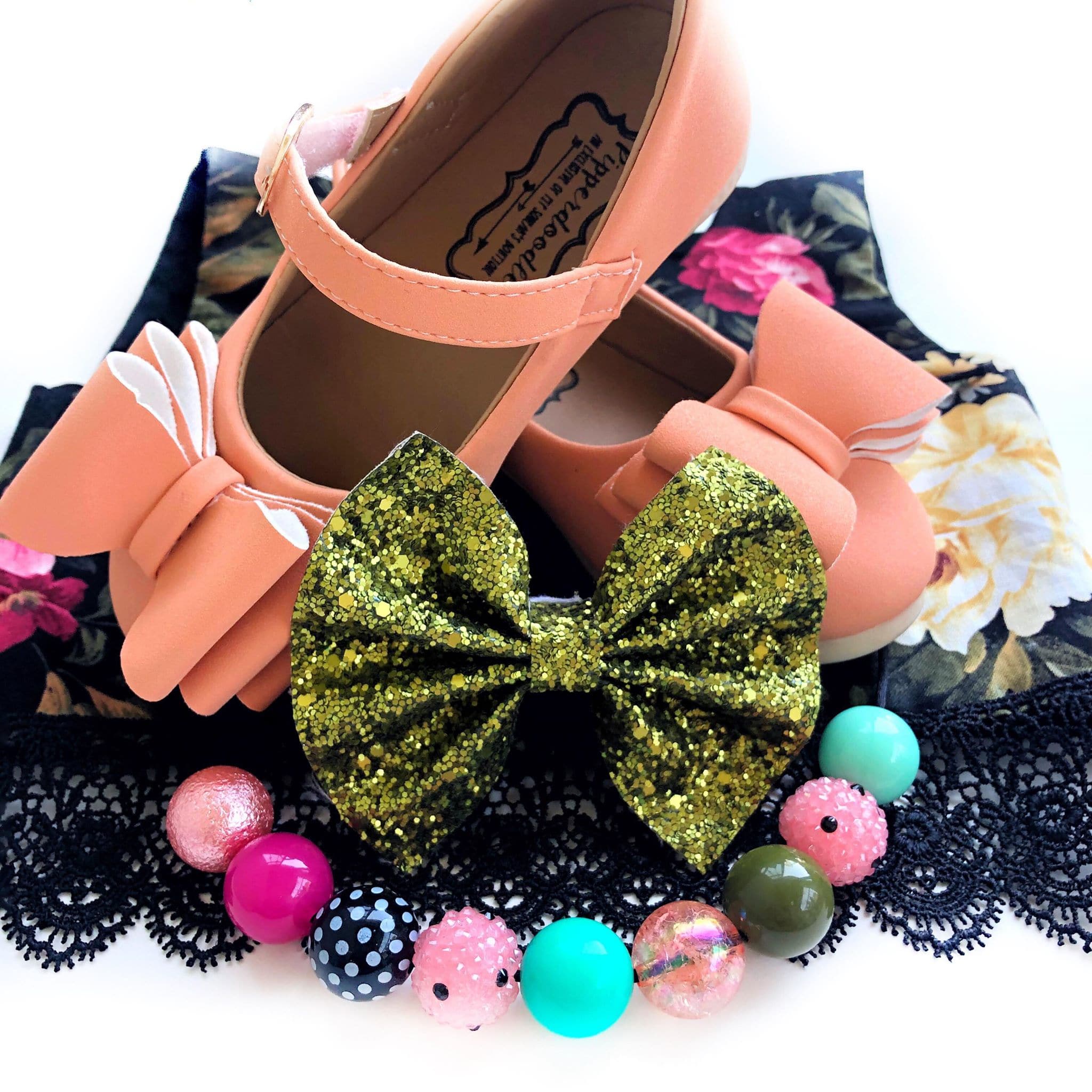 [Peach] Bow Shoes