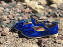 Load image into Gallery viewer, [Blue Sparkle] Bow Shoes
