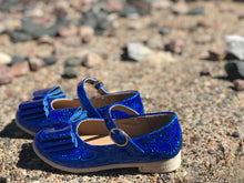Load image into Gallery viewer, [Blue Sparkle] Bow Shoes
