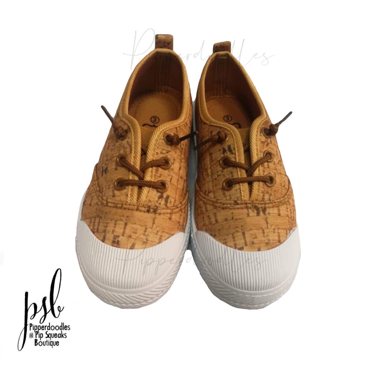 [Faux Cork] Flawed Slip-On Sneakers
