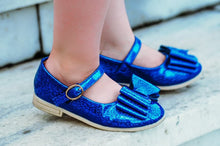 Load image into Gallery viewer, [Blue Sparkle] Bow Shoes
