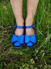 Load image into Gallery viewer, [Blue Sparkle] Bow Shoes
