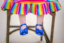 Load image into Gallery viewer, [Blue Sparkle] Bow Shoes
