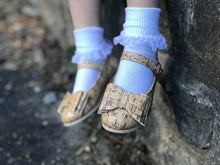 Load image into Gallery viewer, [Gold Speck Cork] Bow Shoes
