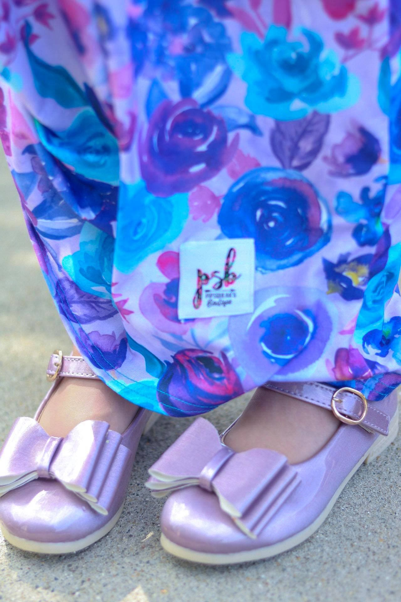 [Orchid Mauve] Bow Shoes