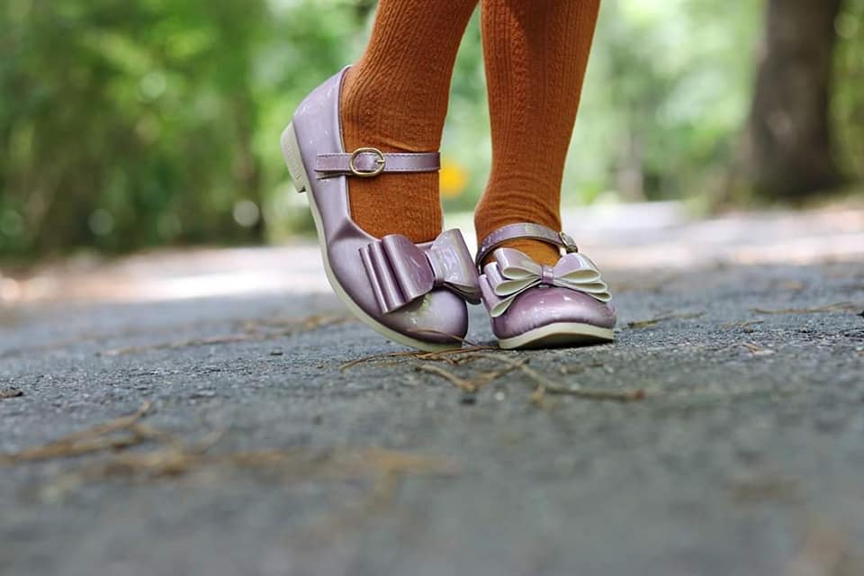 [Orchid Mauve] Bow Shoes