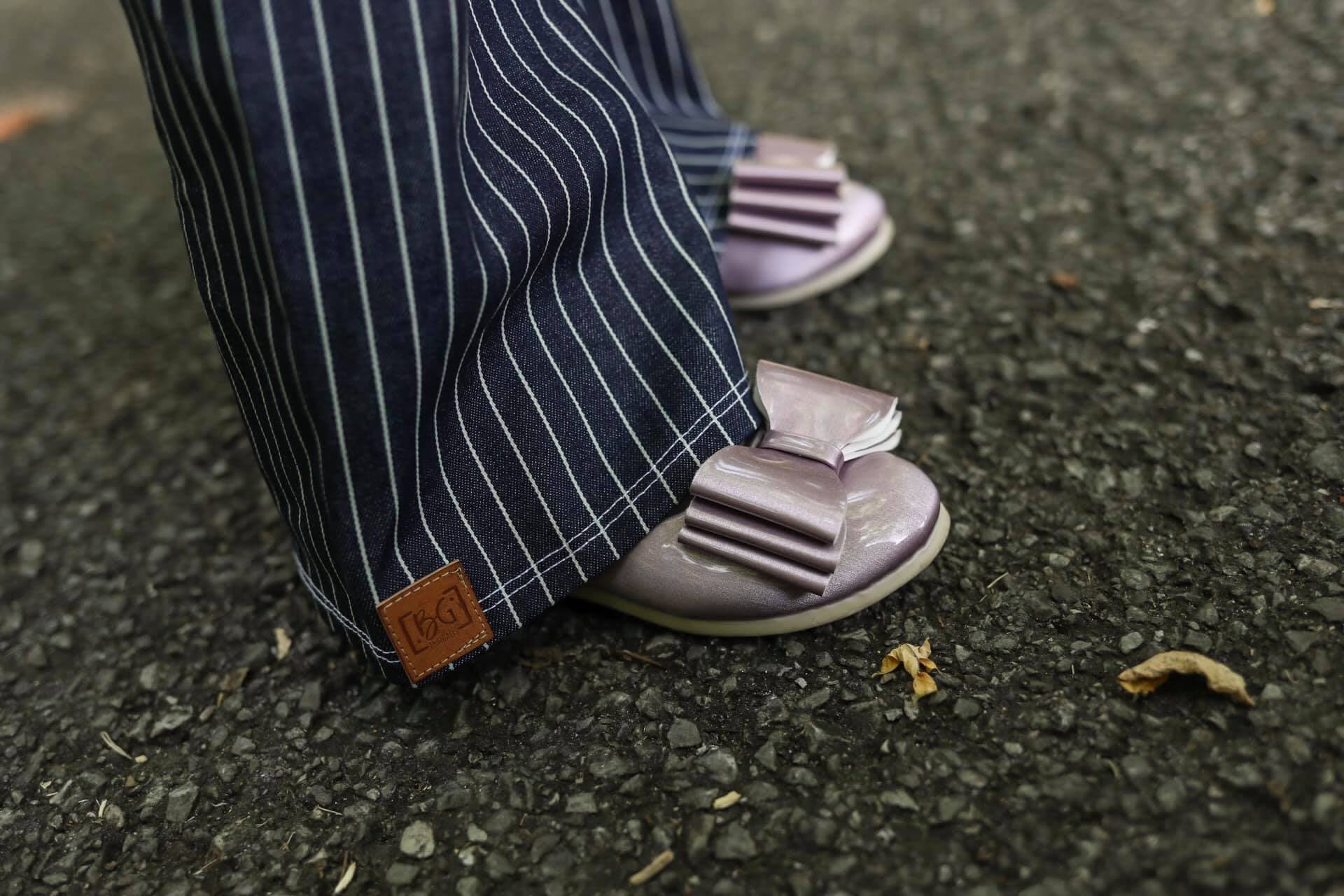 [Orchid Mauve] Bow Shoes