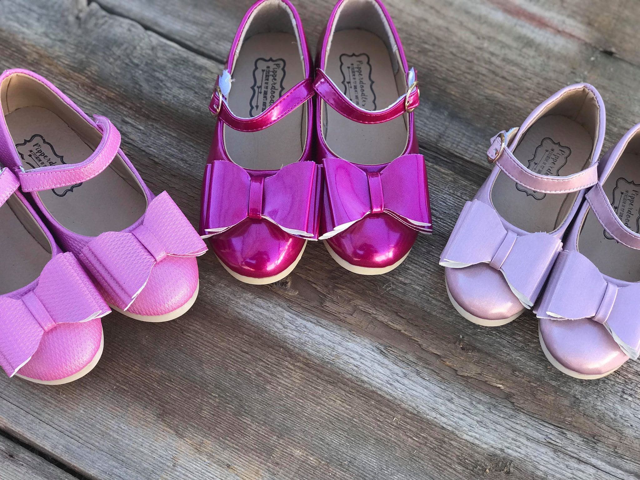 [Orchid Mauve] Bow Shoes