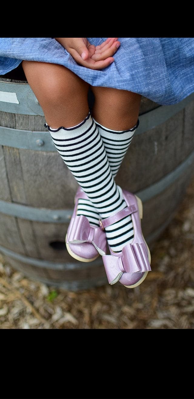 [Orchid Mauve] Bow Shoes