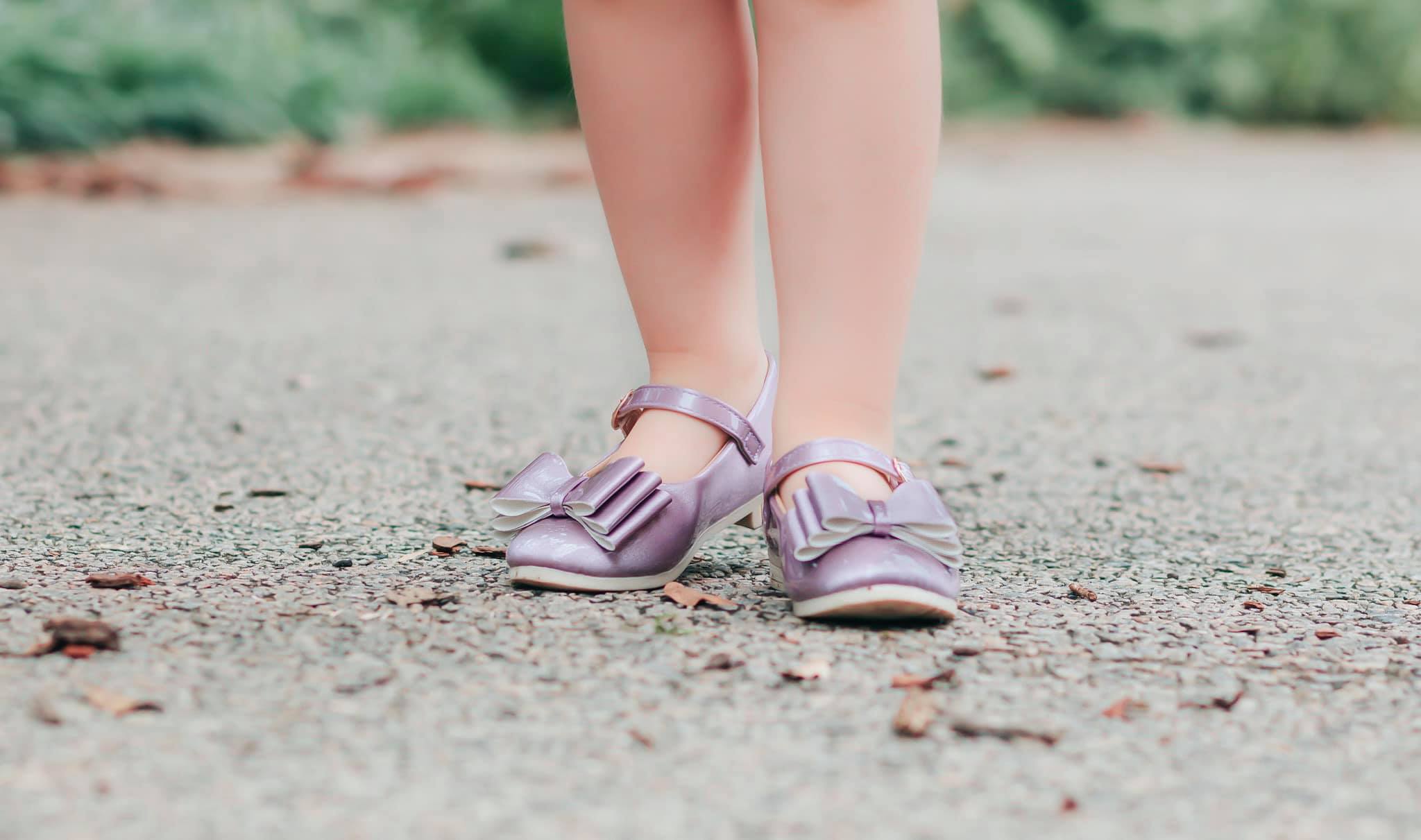 [Orchid Mauve] Bow Shoes