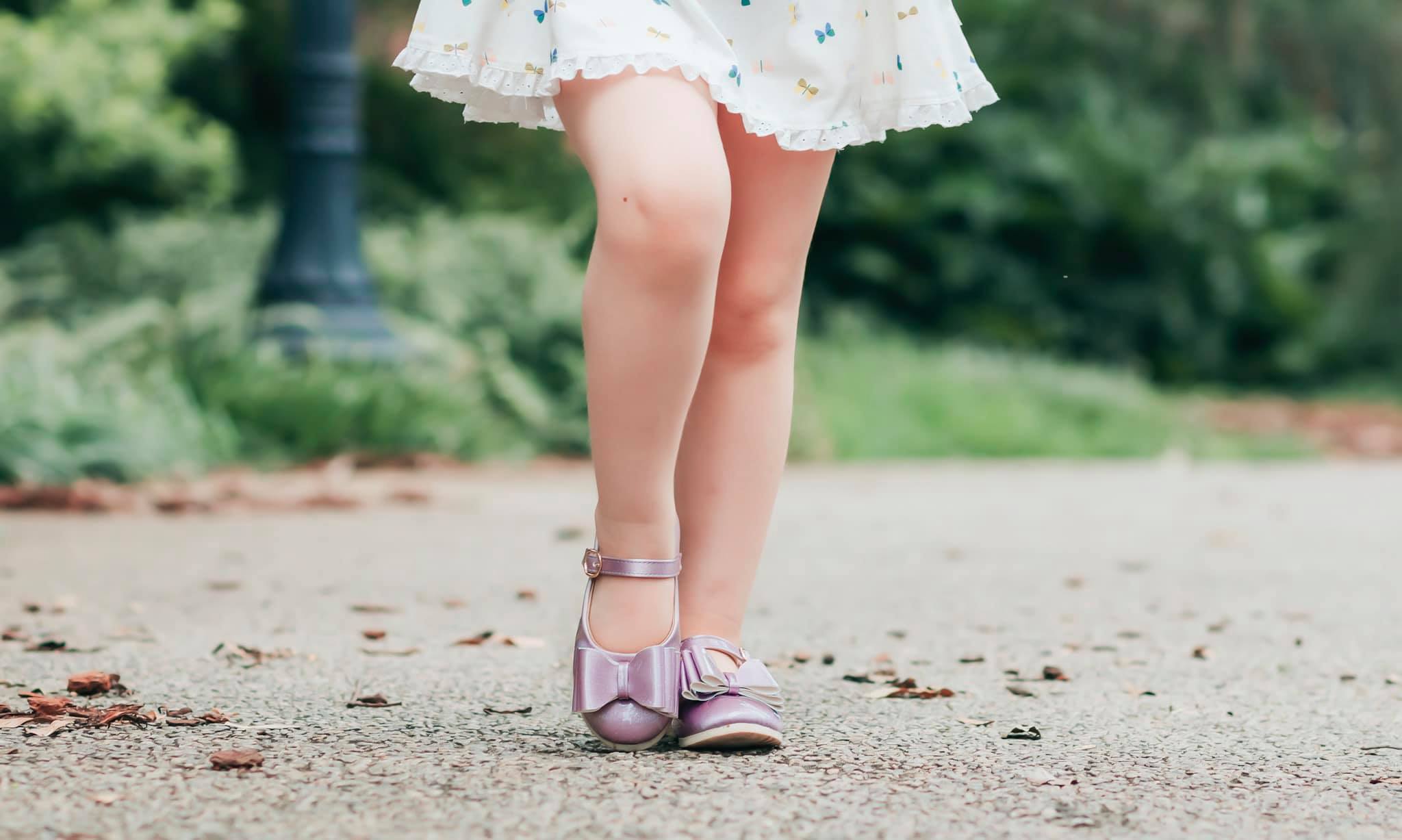 [Orchid Mauve] Bow Shoes