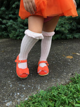 Load image into Gallery viewer, [Orange Suede] Bow Shoes
