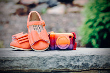 Load image into Gallery viewer, [Orange Suede] Bow Shoes
