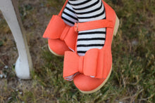 Load image into Gallery viewer, [Orange Suede] Bow Shoes
