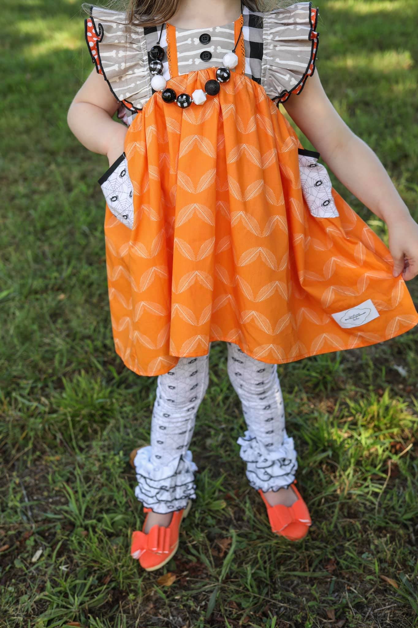 [Orange Suede] Bow Shoes
