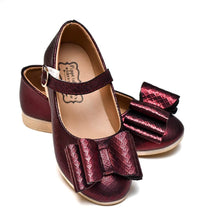 Load image into Gallery viewer, [Black Cherry] Bow Shoes

