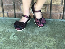 Load image into Gallery viewer, [Black Cherry] Bow Shoes
