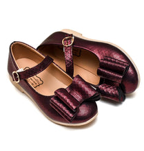 Load image into Gallery viewer, [Black Cherry] Bow Shoes
