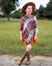 Load image into Gallery viewer, [Traditional Plaid] Blanket Scarf Cape
