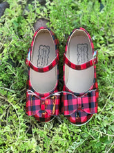 Load image into Gallery viewer, [Red Buffalo Plaid] Bow Shoes
