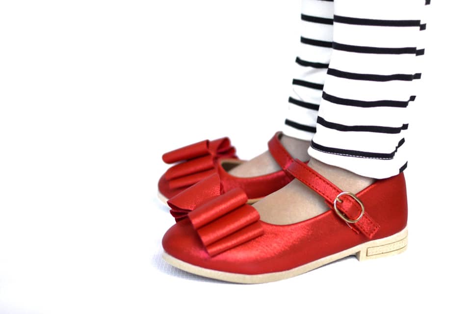 [Red Shimmer] Bow Shoes