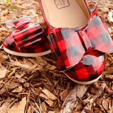 Load image into Gallery viewer, [Red Buffalo Plaid] Bow Shoes
