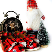 Load image into Gallery viewer, [Red Buffalo Plaid] Bow Shoes
