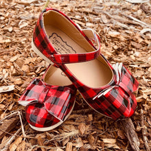 Load image into Gallery viewer, [Red Buffalo Plaid] Bow Shoes
