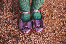 Load image into Gallery viewer, [Eggplant Shimmer] Bow Shoes
