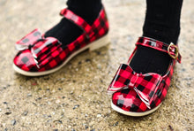 Load image into Gallery viewer, [Red Buffalo Plaid] Bow Shoes
