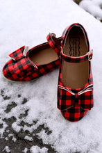 Load image into Gallery viewer, [Red Buffalo Plaid] Bow Shoes

