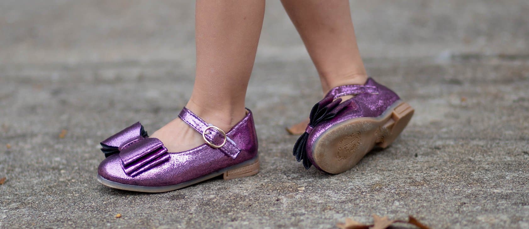 [Eggplant Shimmer] Bow Shoes